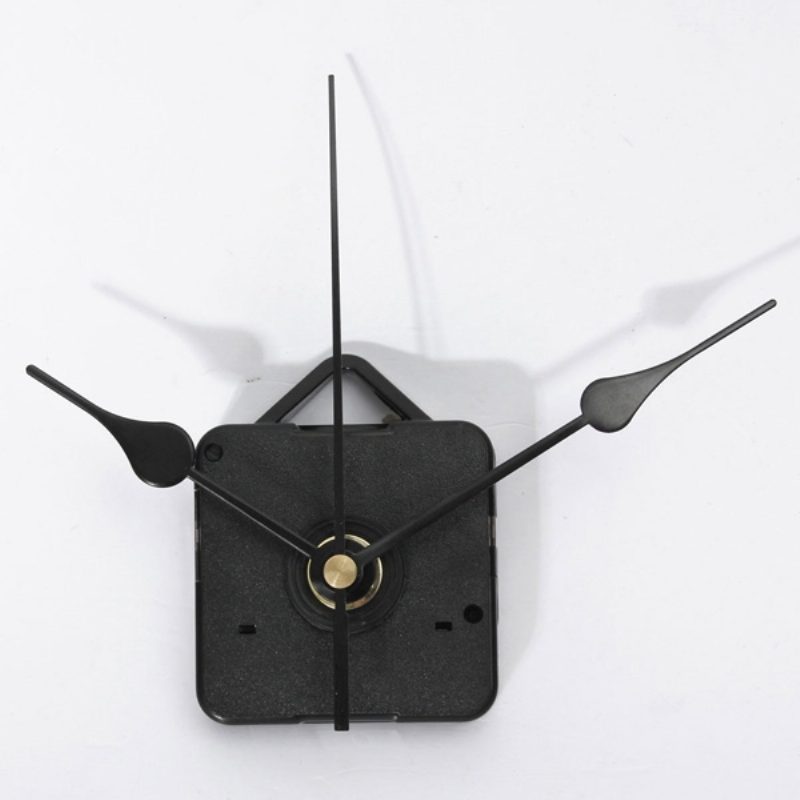 Black Hands Quartz Clock Wall Movement Diy -mekanismin Korjaustyökalu