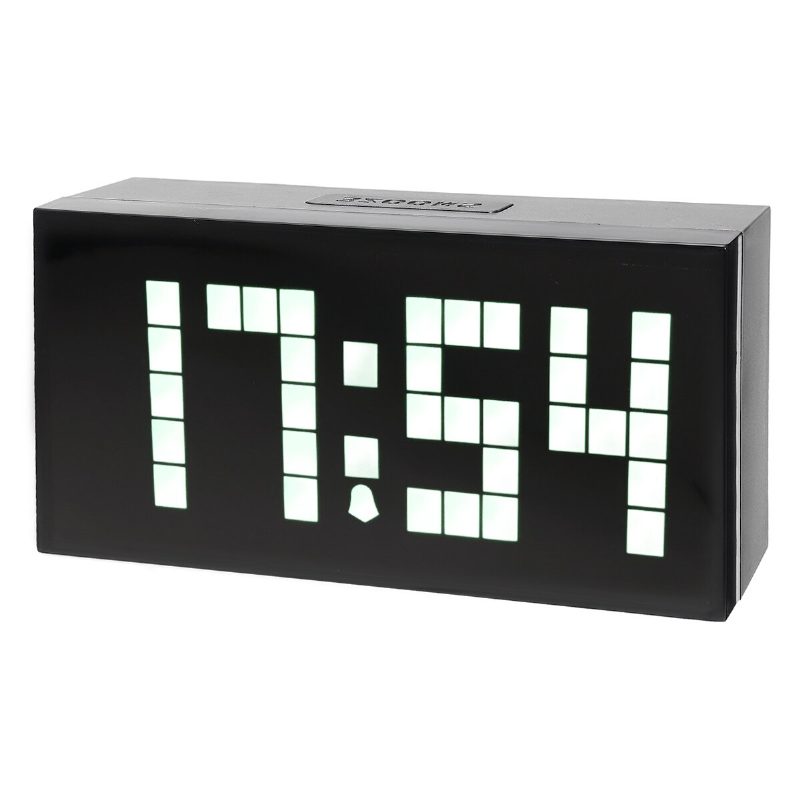 Hc-301 Electronic Creative Led Dot Design Digit Cube -lämpömittarin Päivämääräkello