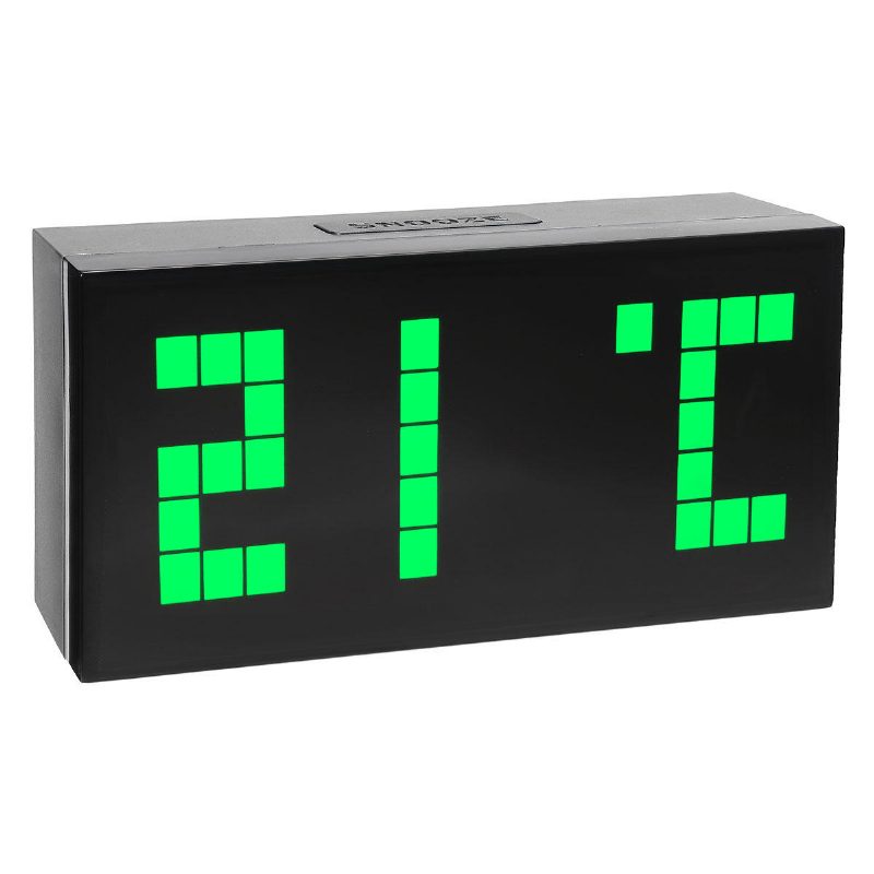 Hc-301 Electronic Creative Led Dot Design Digit Cube -lämpömittarin Päivämääräkello