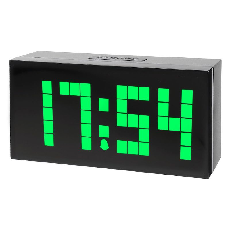 Hc-301 Electronic Creative Led Dot Design Digit Cube -lämpömittarin Päivämääräkello