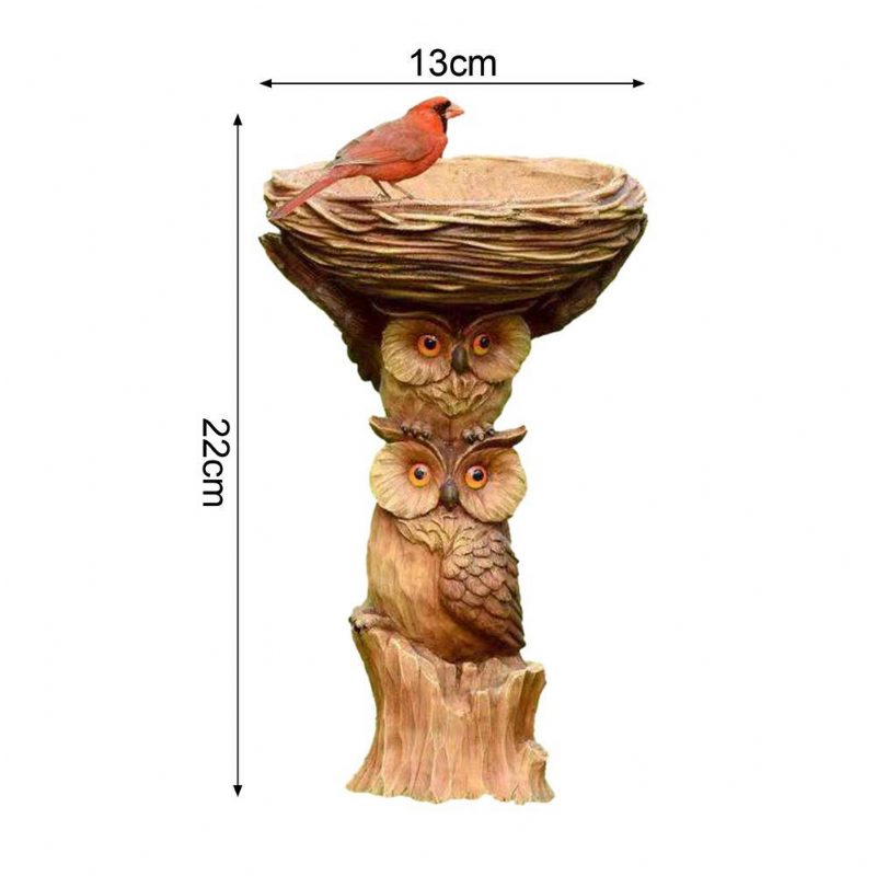 Puinen Bird Outdoor -syöttölaite Ja -teline