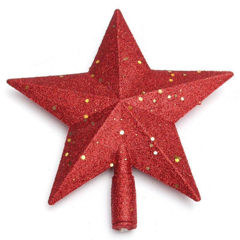 3d Shinny Glitter Star -joulukuusikoriste