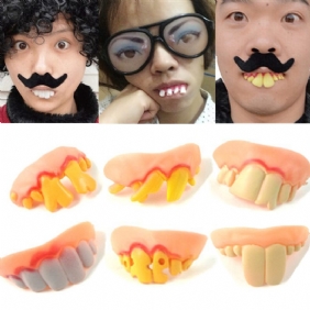 Halloween Funny Faked Teeth -meikkibileet Naamiaiset Prop