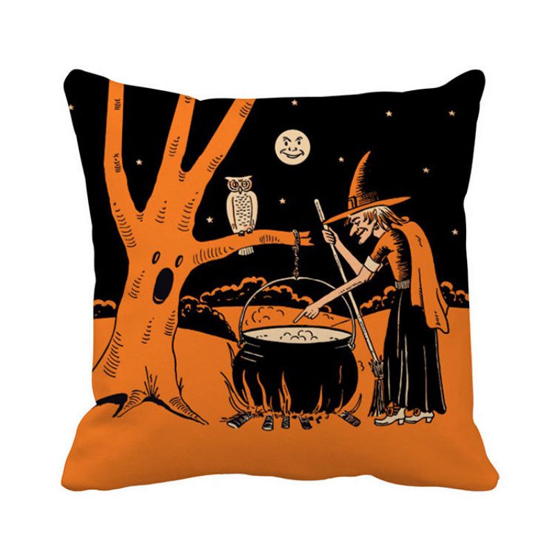 Halloween Party Hold Pillow Creative Sarjakuva Tyynyt Olohuoneen Koristeet