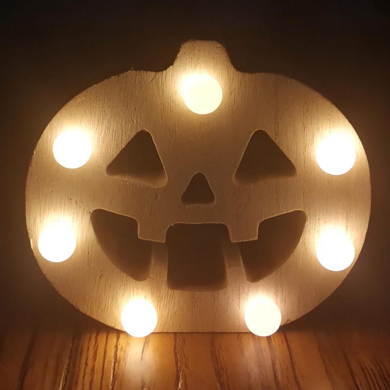 Jm01683 Halloween-koristelu Pumpkin Led-yövalo Juhliin Juhlatunnelman Valot Joulukoristeet