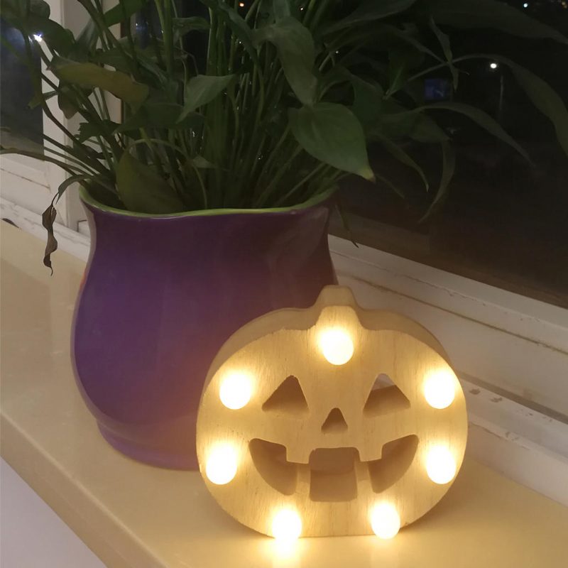 Jm01683 Halloween-koristelu Pumpkin Led-yövalo Juhliin Juhlatunnelman Valot Joulukoristeet