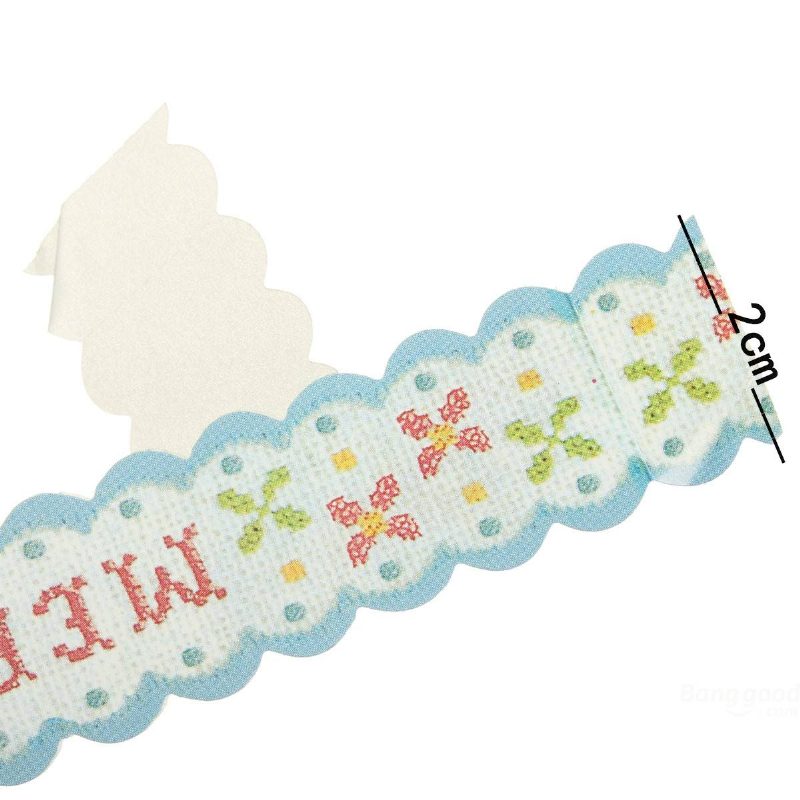 Koristeellinen Rullan Tarrapaperi Itseliimautuva Teippi Tee-se-itse Lahjapakkauksen Koristelu