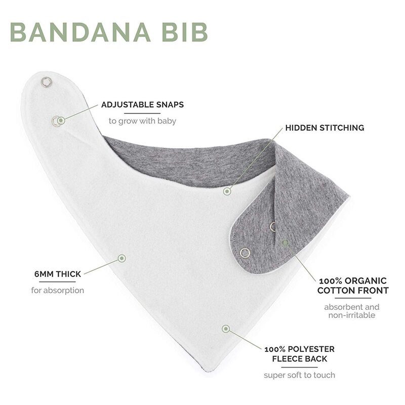 Baby Bandana Bibs 8 Pakkaus Puuvillaa Ja Superpehmeää