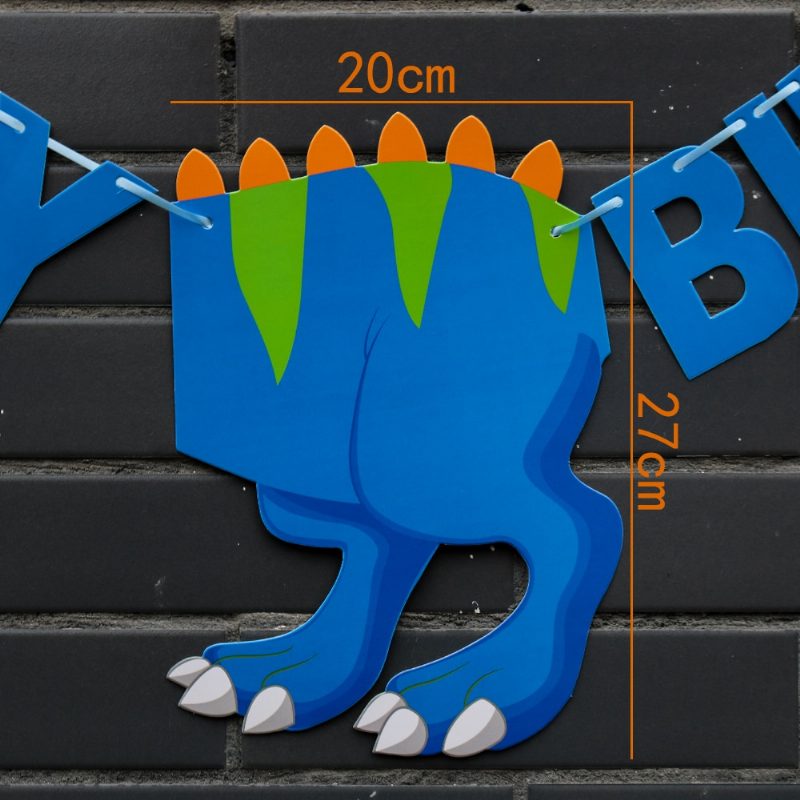 Baby Happy Birthday Dinosaur Party Decor Shower