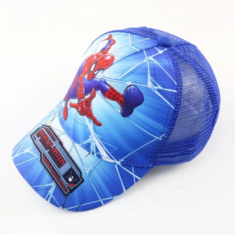 Baby Summer Spider-man Mesh Baseballlippis Hengittävä