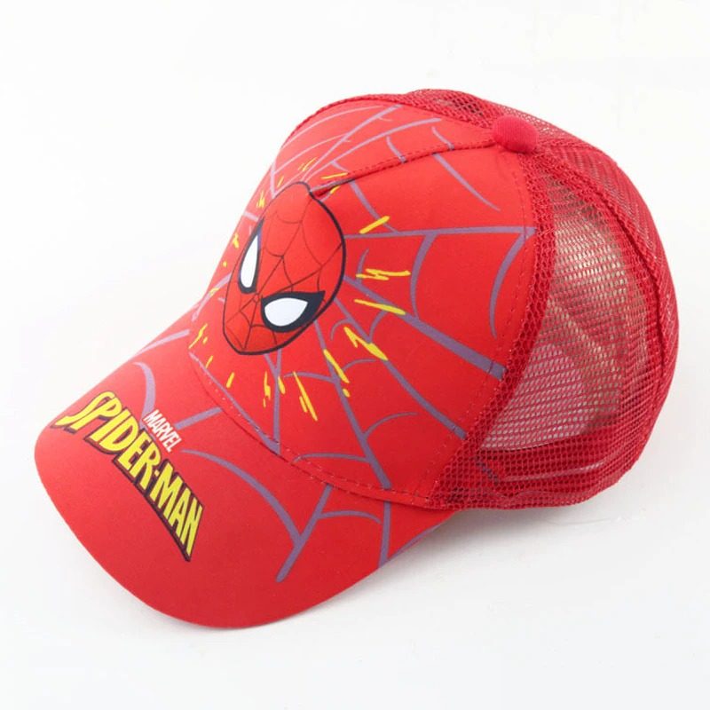 Baby Summer Spider-man Mesh Baseballlippis Hengittävä