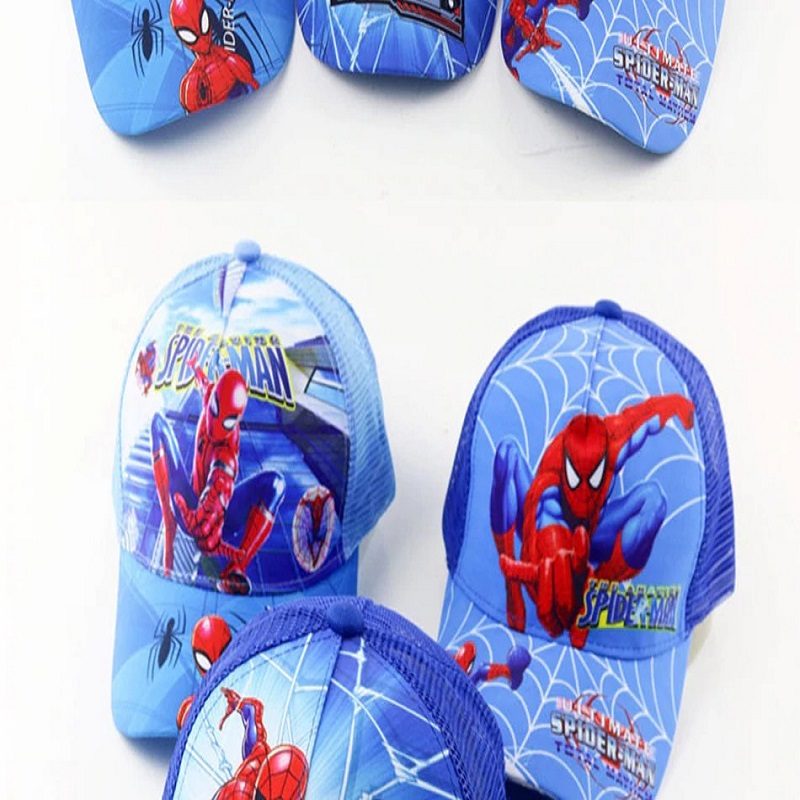 Baby Summer Spider-man Mesh Baseballlippis Hengittävä