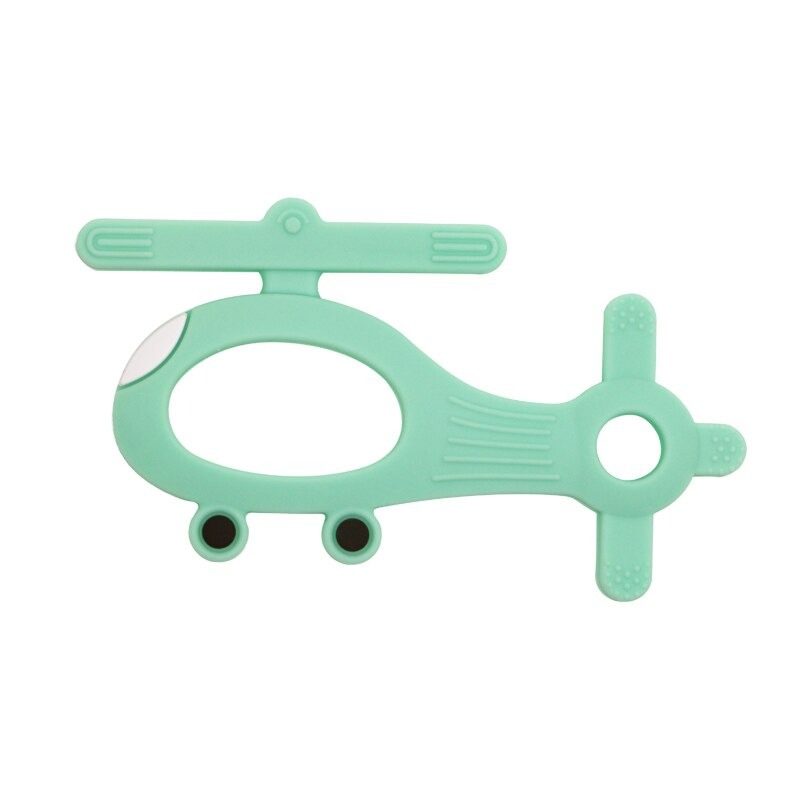 Baby Teether -helikopteri Silikoni-bpa-vapaa