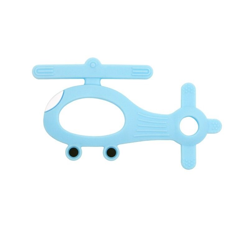 Baby Teether -helikopteri Silikoni-bpa-vapaa