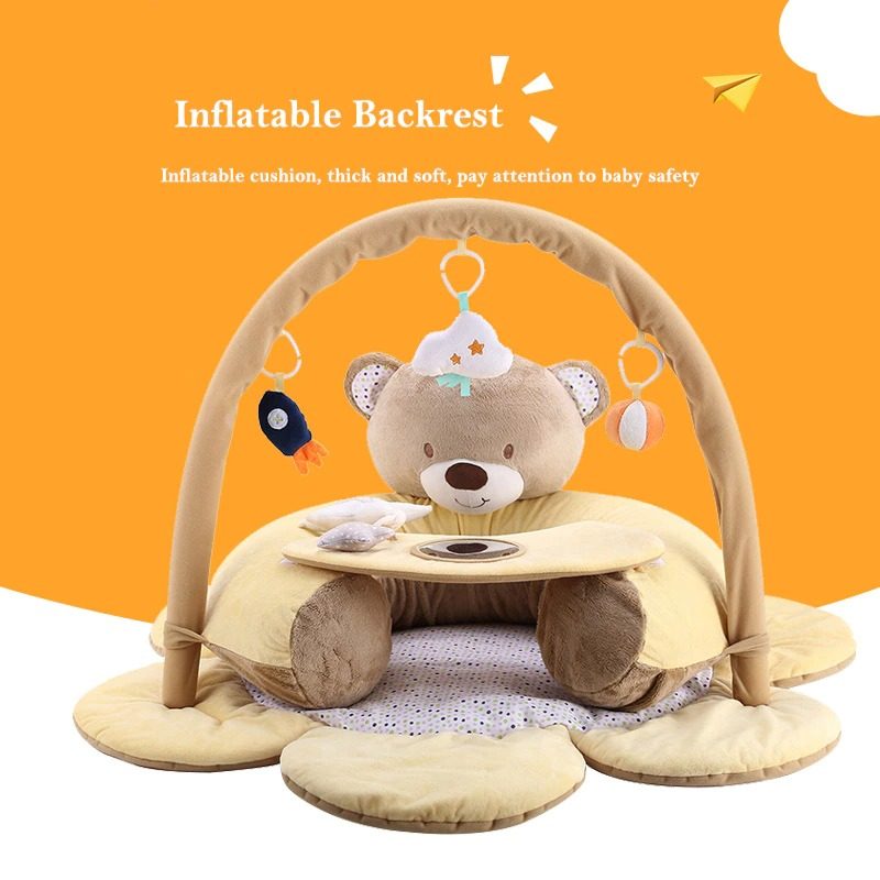 Monitoiminen Baby Play Gym 2 In 1 -ryömintämatto Vastasyntyneille Ja Taaperoille