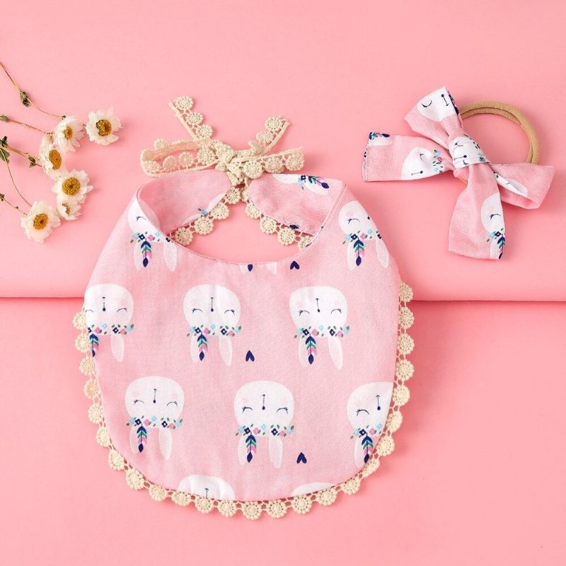 Muslin Baby Bandana 3 Kpl Setti Bibs Monikäyttöinen Huivi Super Pehmeä