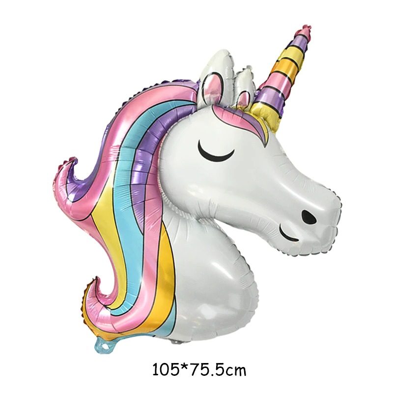 Rainbow Unicorn Baby Shower Ballons Juhlakoristeet 7 Kpl