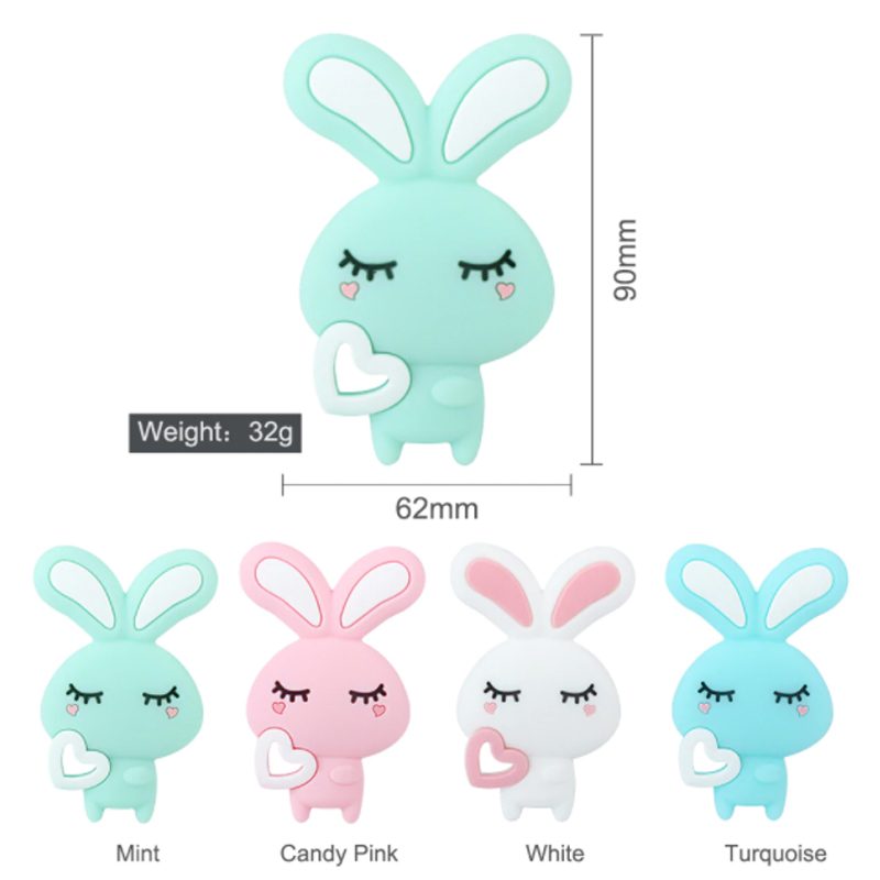 Silikoni Bunny Baby Tether