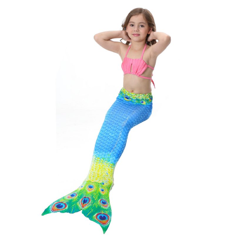 Hauskat Mermaid Tails Uimavaatteet Lahja Parhaat Cosplay Prinsessanukke Juhlapuku Hameet