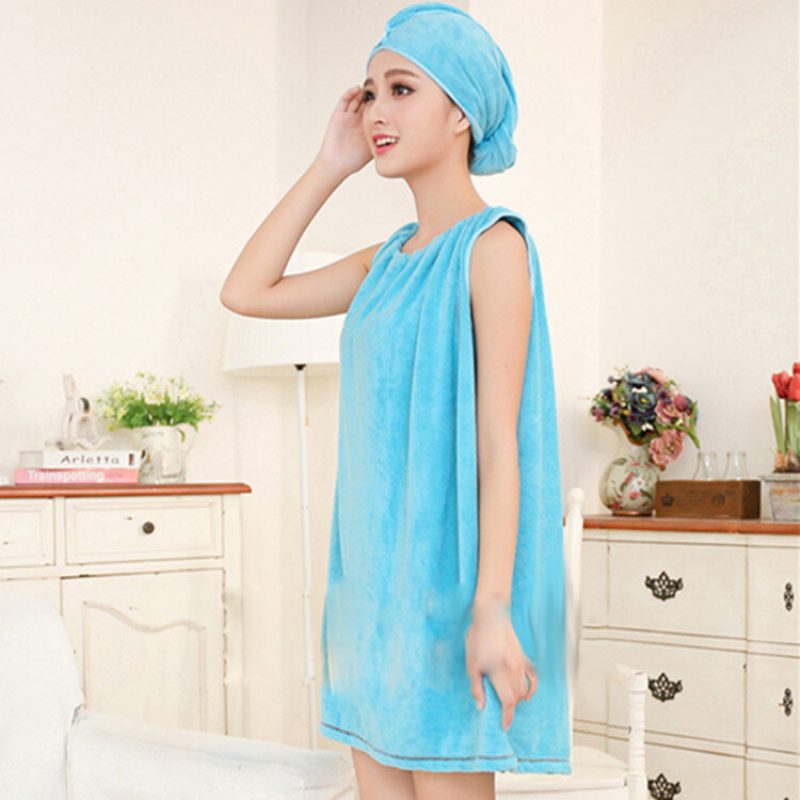 Honana Bx-r972 Imeytyy Kylpyyn Cozy Microfiber Naisten Hame Kylpypyyhe Kylpytakki