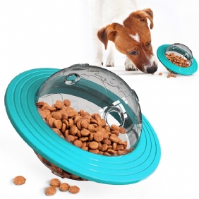 Flying Disc Dog Lelut Slow Food Feeder Ball Puppy Iq Training