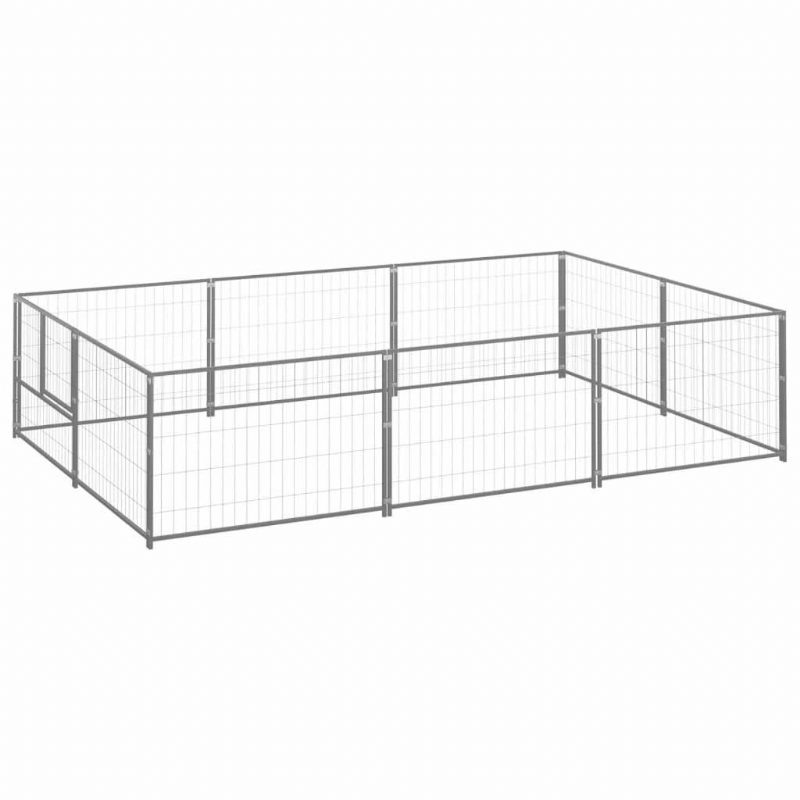 Koirakennel Hopea 64.6 Ft² Terästä