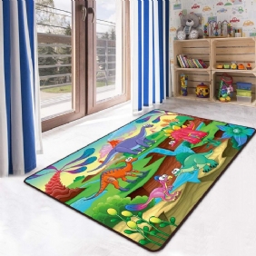 5'x7' Dinosaurs Kids -matto Lasten Matto Makuuhuoneeseen/leikkihuoneeseen/luokkahuoneeseen