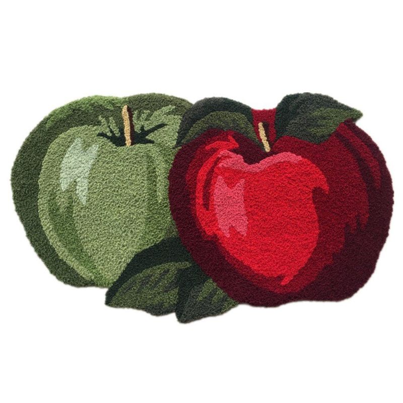 Hedelmämatto Apple Orchard -kylpymatto/keittiön Alueen Matto 17.7"x 31.49"