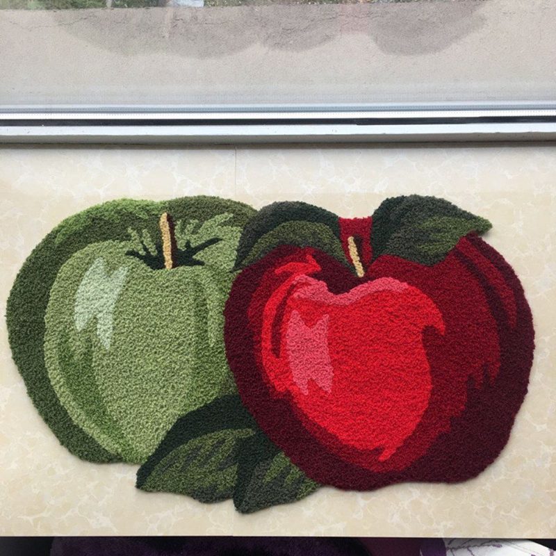 Hedelmämatto Apple Orchard -kylpymatto/keittiön Alueen Matto 17.7"x 31.49"