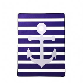 Nautical Anchor Kids Rug 5'x7' Välimeren Alueen Matto