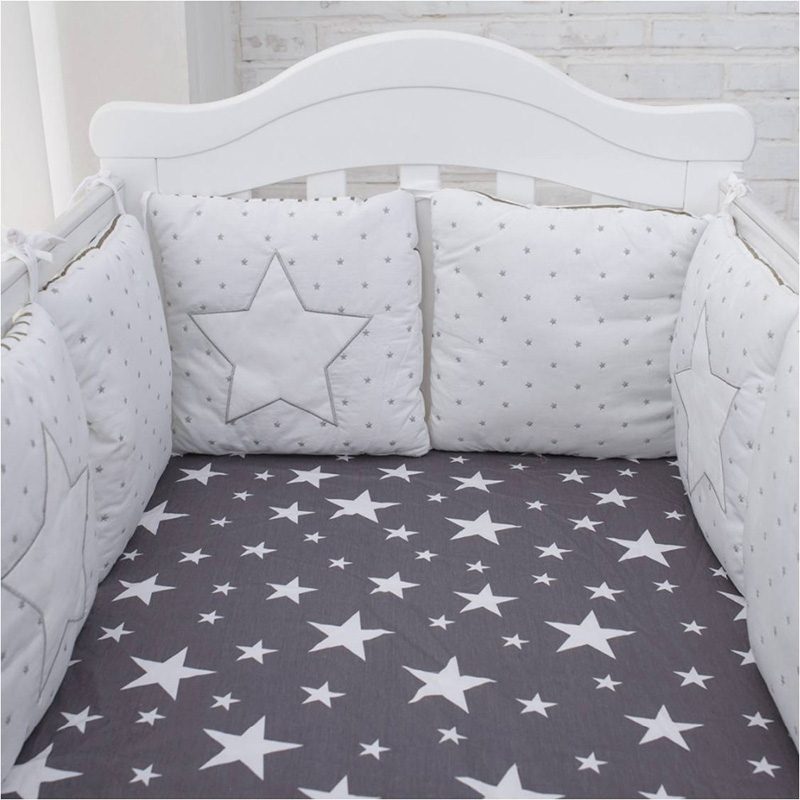 6 Paneelia Baby Safe Crib Puskurit Star Animated