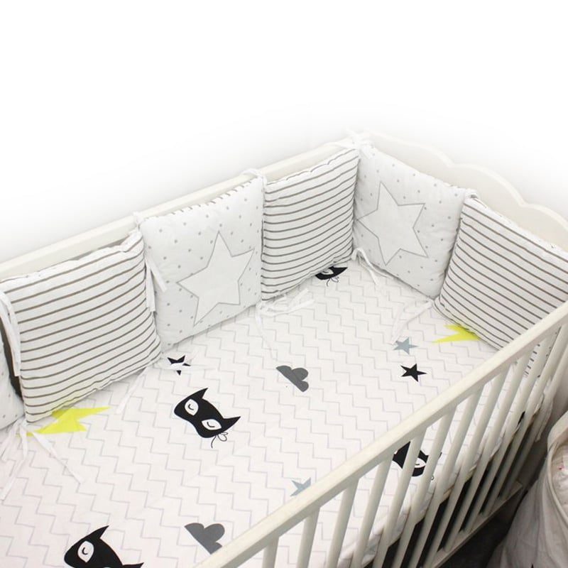 6 Paneelia Baby Safe Crib Puskurit Star Animated