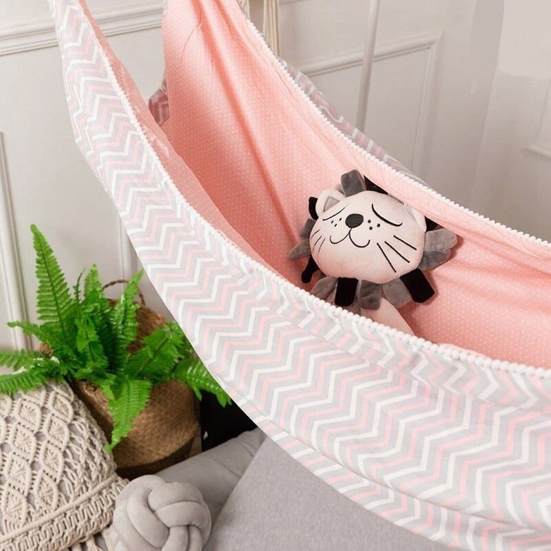 Pinnasänky Baby Hammock Swing Puuvillainen Riippuva Sänky