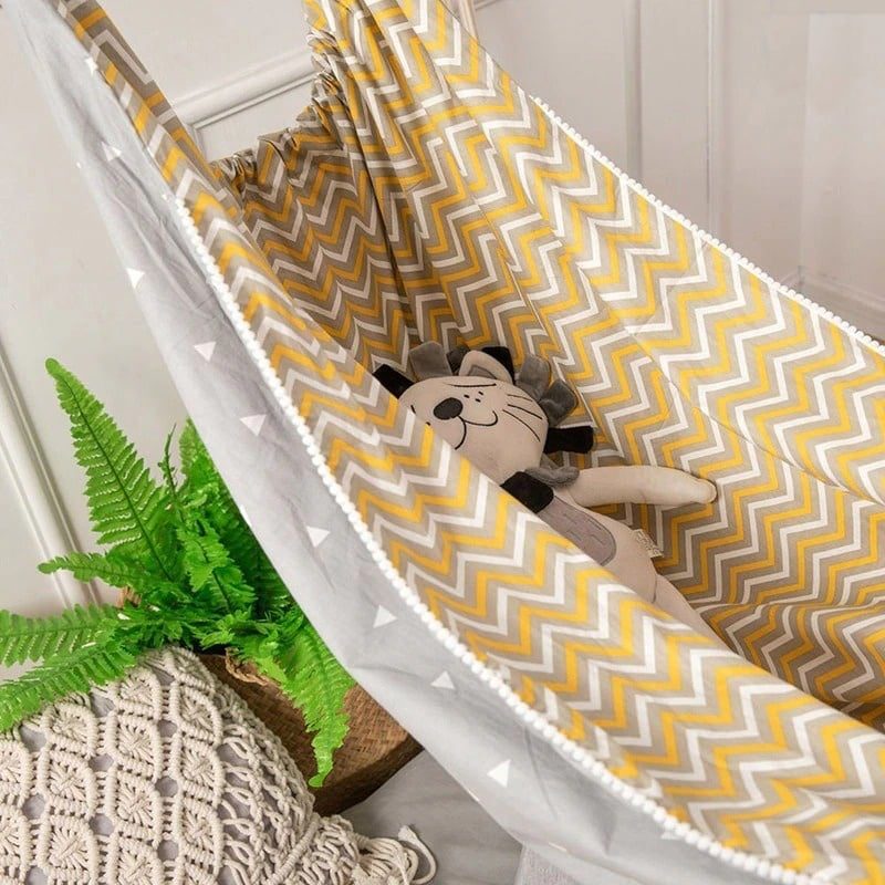 Pinnasänky Baby Hammock Swing Puuvillainen Riippuva Sänky