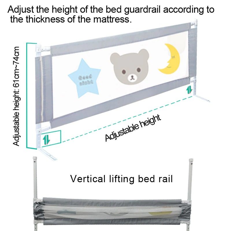 Vauvan Sängyn Kiskon Suoja-aita Suojakaiteen Turvallisuus Taitettava Portti