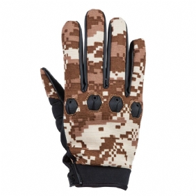 1 Pari Tactical Full Finger Glove Pu Hengittävät Liukumattomat Käsineet Pehmeät Pyöräilyyn Ratsastus Ulkoilu Metsästys