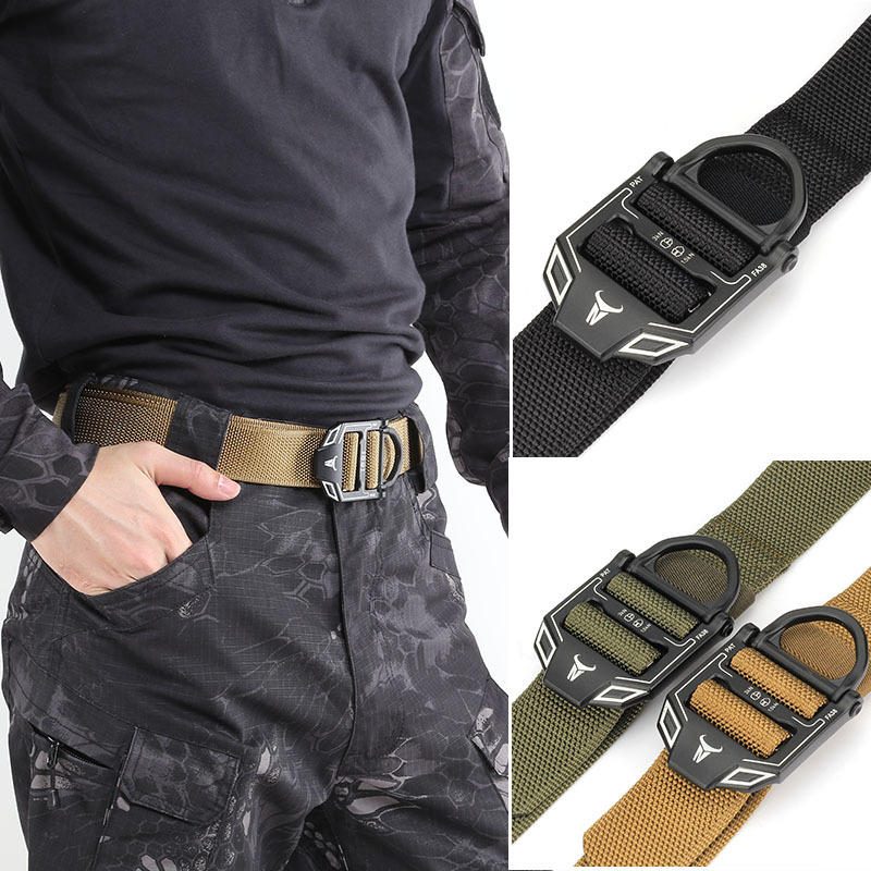 125 cm Enniu E24 Military Fan Tactical Belt Funch Ilmainen Vyö Ulkokäyttöön Nylon Vyötärövyö Miehille Naisille