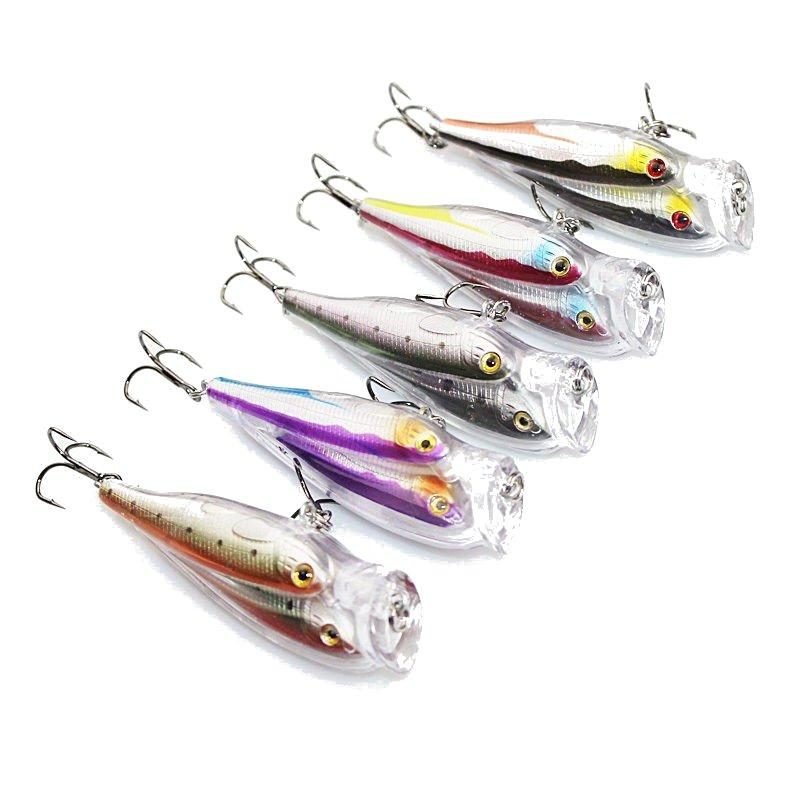 12.5 G 7.5 cm Kalastusuistin Jerkbait Bass Crankbaits Varustekoukuilla