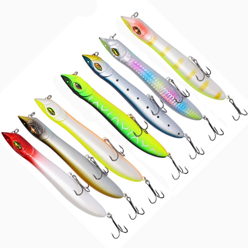 1kpl 14cm Topwater Popper -syöttikalastusuistimet Kova Syötti Ja Tarvikeheitto Spinning Jigging -kalastusuhe