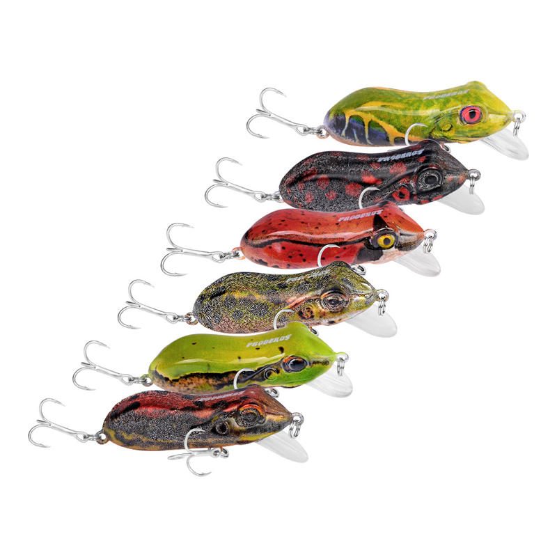 1kpl 4cm 9.5g Lyijykynä Popper Kalastusuhe Crankbait Vaaput Muoviset Sammakon Keinosyötti