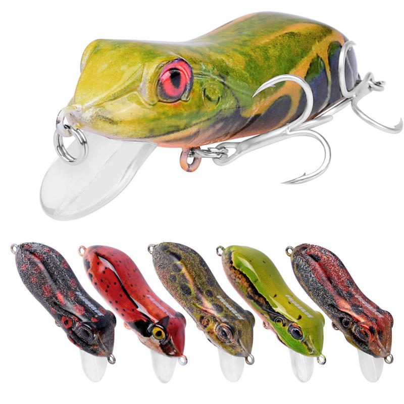 1kpl 4cm 9.5g Lyijykynä Popper Kalastusuhe Crankbait Vaaput Muoviset Sammakon Keinosyötti