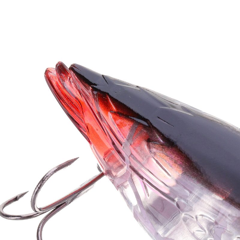 1kpl 5'' 13cm 59g 3d Duck Keinotekoinen Kalastusuhe Koukuilla Kovilla Syöteillä Minnow Topwater Wobbler -kalastusvälineet