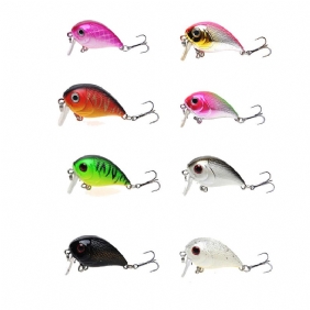 1kpl 5cm 8g Vaappu Fat Crankbait -kalastusuhe Keinotekoinen Basso Hard Bait -kalastusvälineet