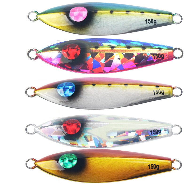 1kpl 9cm 150g Luminous Fishing Hard Iron Bait Coating Vahva Kalastusuhe