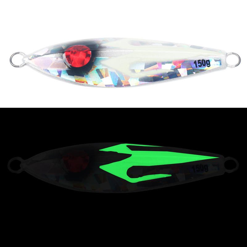 1kpl 9cm 150g Luminous Fishing Hard Iron Bait Coating Vahva Kalastusuhe