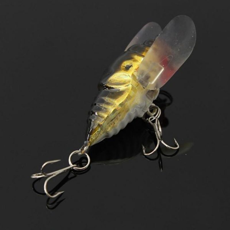 1kpl Cicada Minnow -kalastusuhe Hard Tackle Bait Kalastuskoukku Bass Crankbaits Hook