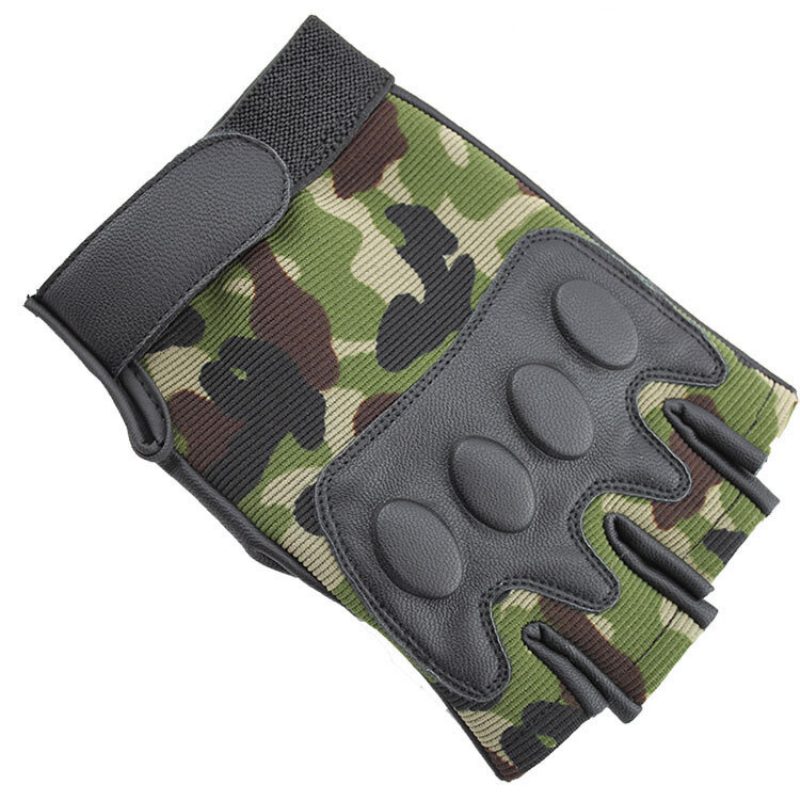 1pari Kaload Outdoor Tactical Glove Urheilu Kiipeily Pyöräily Fitness Liukumattomat Käsineet Puolisormikäsineet