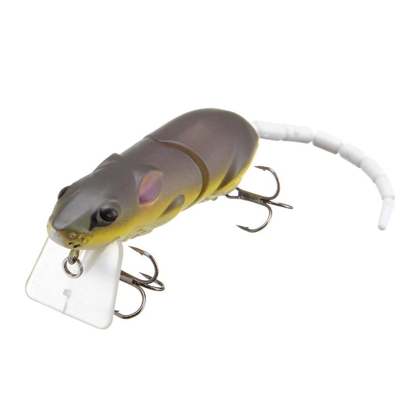 25 cm 15.5 G Nivelletty Rotan Kalastusuistetta Hiiri Kelluva Crankbait Sea Topwater 3d Eyes Keinotekoiset Syötit