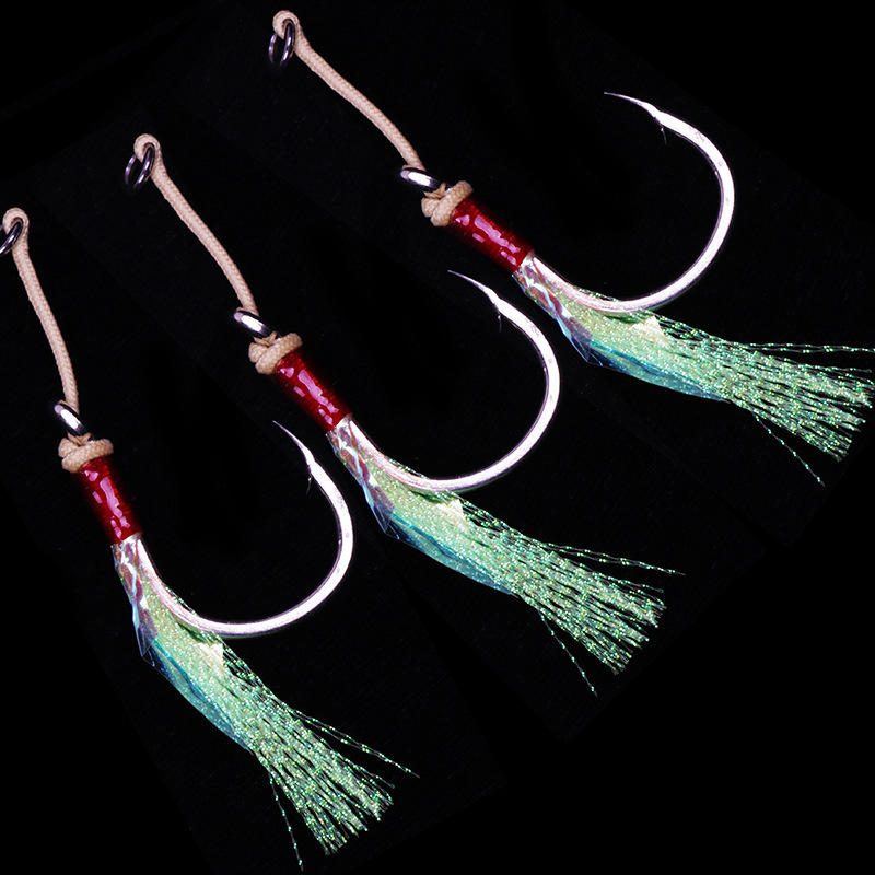 3 Kpl Casting Cod Hook -kalastusuhe Metal Crankbaits -kalastuskoukku