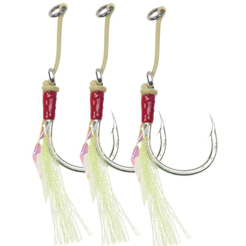 3 Kpl Casting Cod Hook -kalastusuhe Metal Crankbaits -kalastuskoukku